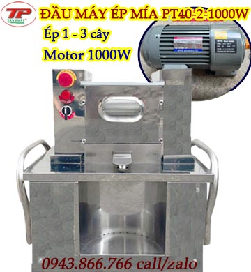 ĐẦU MÁY ÉP MÍA PT40- 3 CÂY - 1000W